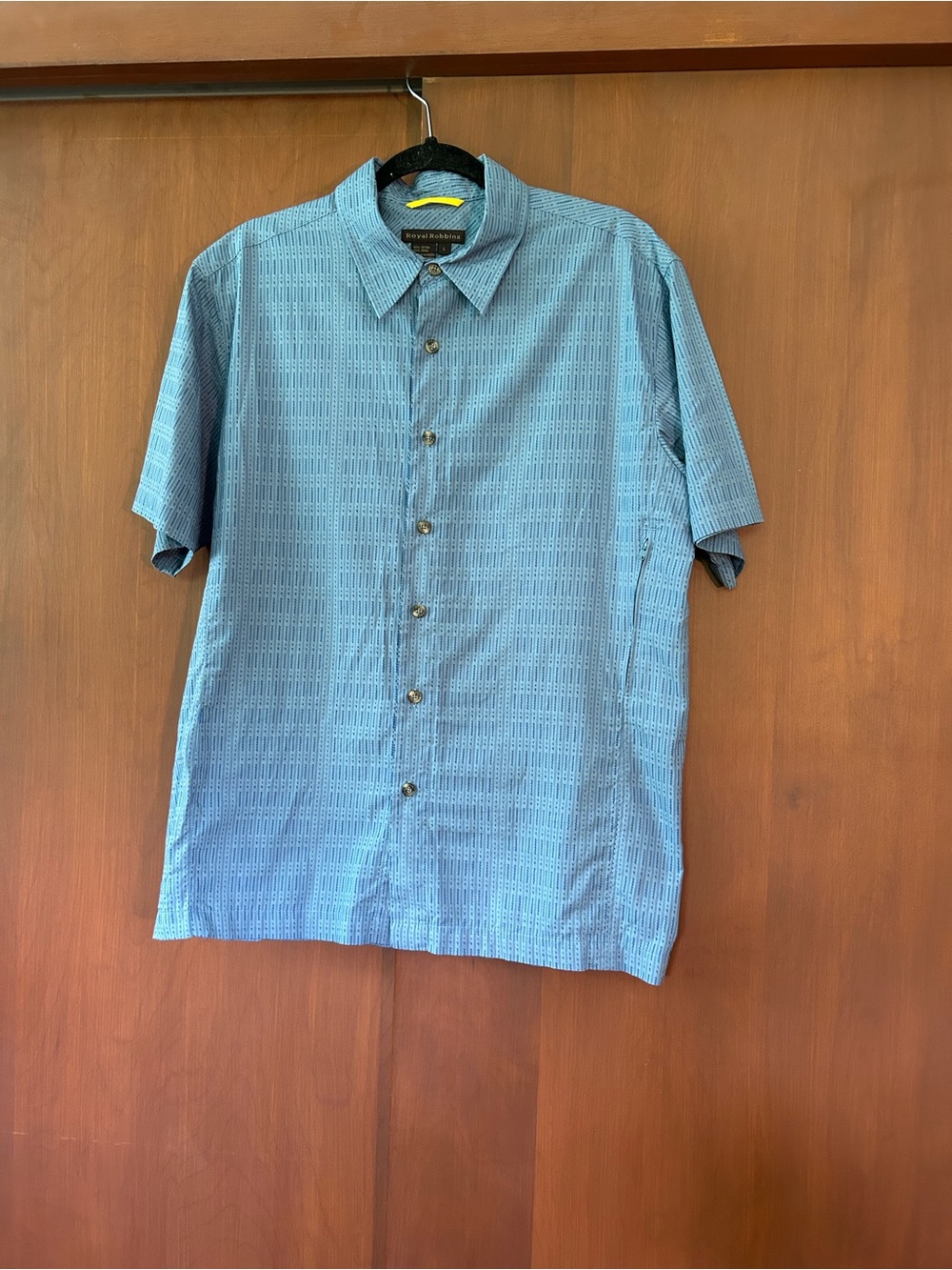 Royal Robbins Light Blue Striped Shirt